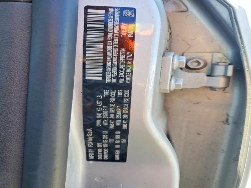 Продаж на аукціоні авто 2015 Jeep Renegade, vin: ZACCJABT0FPB67794, номер лоту: 58285146