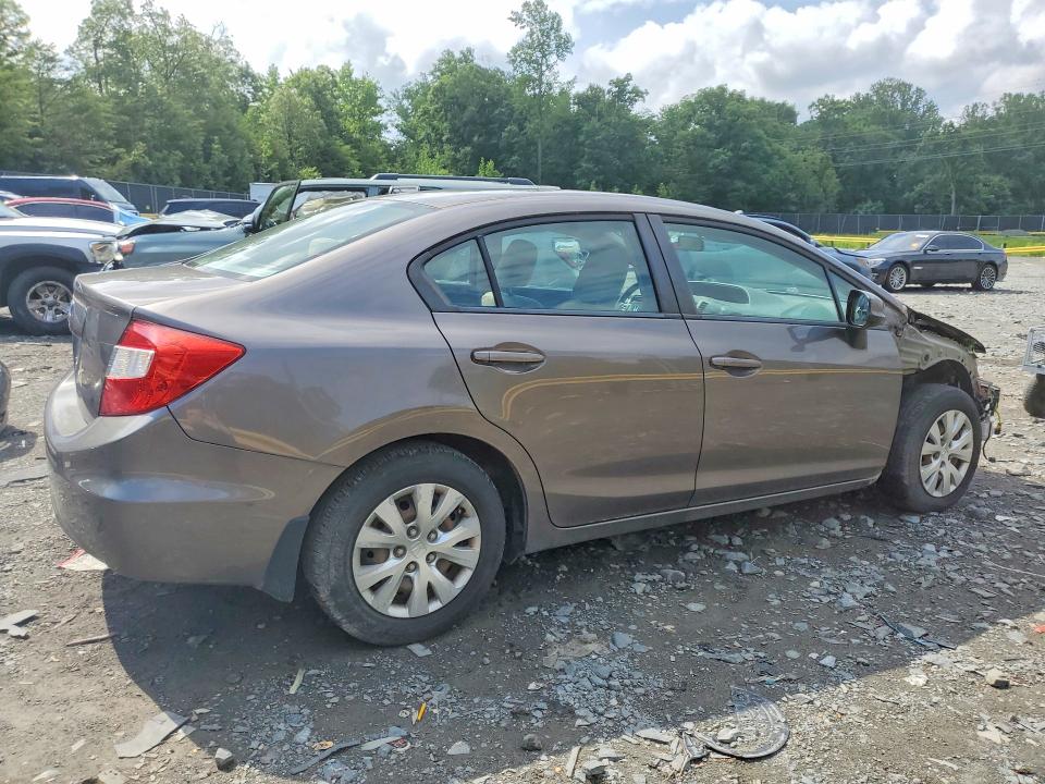2012 Honda Civic მანქანა იყიდება აუქციონზე, vin: 19XFB2F50CE332194, აუქციონის ნომერი: 59007736