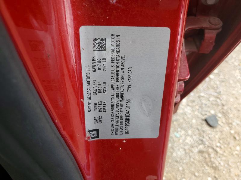 Продажа на аукционе авто 2013 Buick Verano, vin: 1G4PP5SK1D4101158, номер лота: 56567616