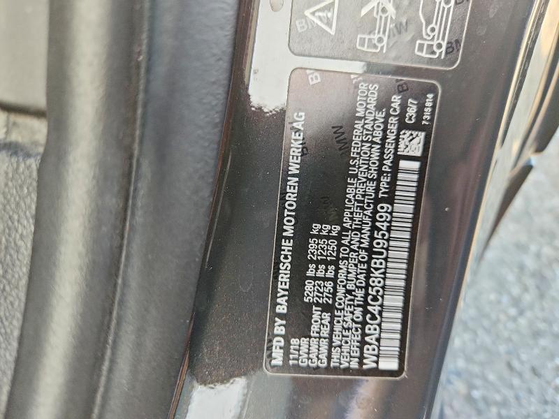 Aukcja sprzedaży 2019 Bmw M850xi, vin: WBABC4C58KBU95499, numer aukcji: 58595136