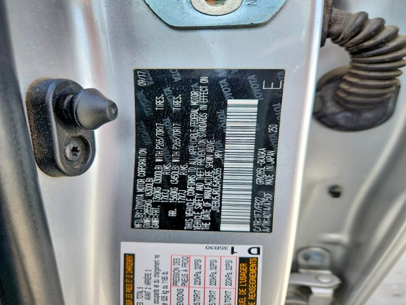 Продажа на аукционе авто 2018 Toyota 4runner, vin: JTEBU5JR0J5495355, номер лота: 57326646