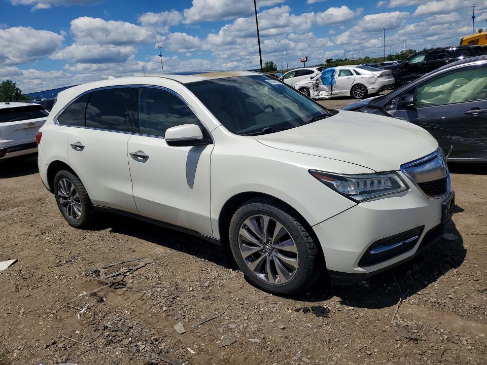 58306586 :رقم المزاد ، 5FRYD4H4XFB021730 vin ، 2015 Acura Mdx مزاد بيع