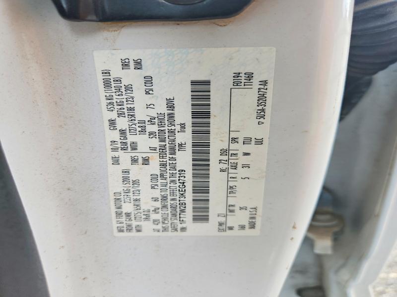 55949536 :رقم المزاد ، 1FT7W2BT3KEG47319 vin ، 2019 Ford F250 مزاد بيع
