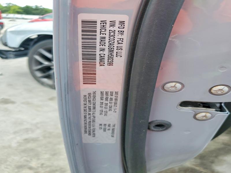 2021 Dodge Challenger მანქანა იყიდება აუქციონზე, vin: 2C3CDZAG6MH582399, აუქციონის ნომერი: 56229216