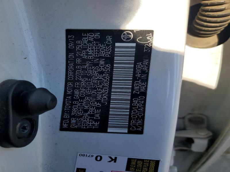 Продаж на аукціоні авто 2013 Toyota Prius, vin: JTDKN3DU8D5691506, номер лоту: 57189966