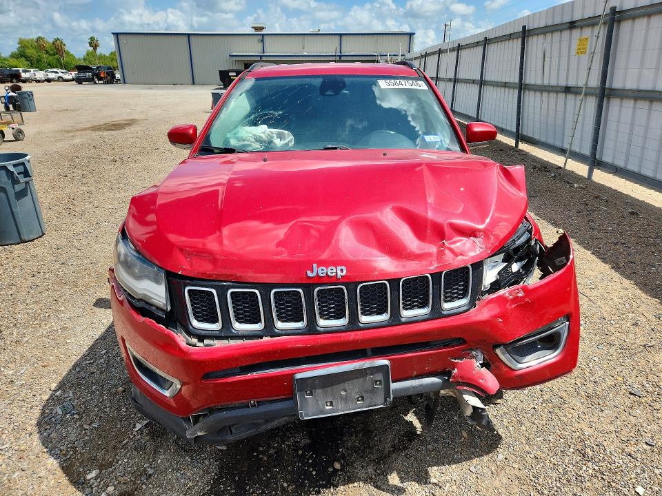 Продажа на аукционе авто 2018 Jeep Compass, vin: 3C4NJCCB6JT357883, номер лота: 55847546