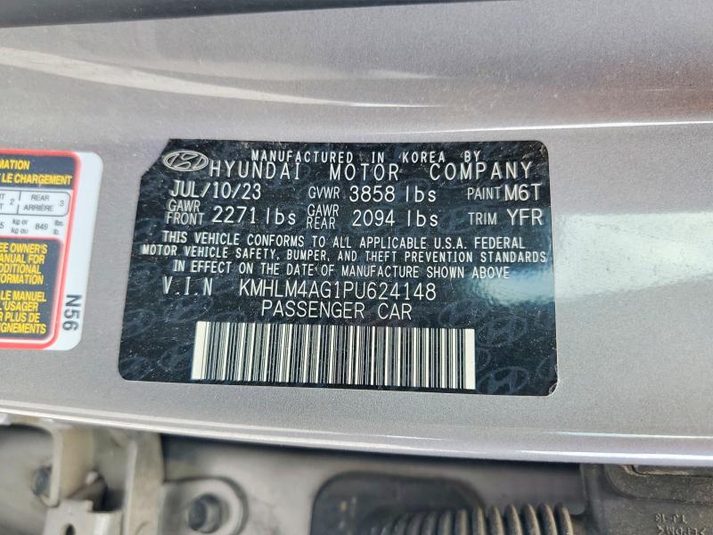 2023 Hyundai Elantra მანქანა იყიდება აუქციონზე, vin: KMHLM4AG1PU624148, აუქციონის ნომერი: 56877396