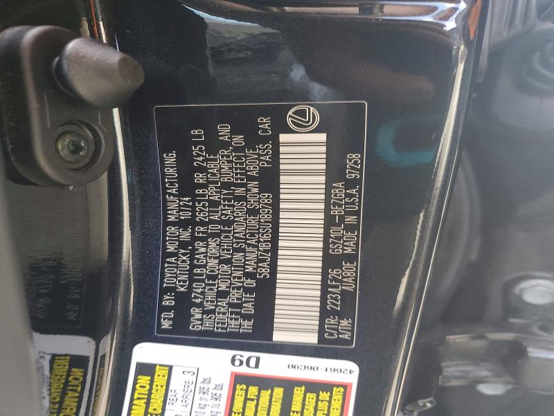 Продажа на аукционе авто 2025 Lexus Es, vin: 58AJZ1B16SU189789, номер лота: 55819746