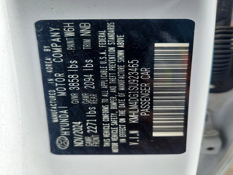 Продаж на аукціоні авто 2025 Hyundai Elantra, vin: KMHLM4DG1SU923465, номер лоту: 57729196