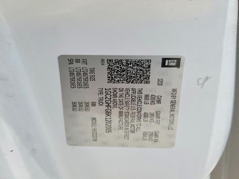 Продажа на аукционе авто 2019 Chevrolet Express G3500, vin: 1GCZGHFG6K1202005, номер лота: 58940106