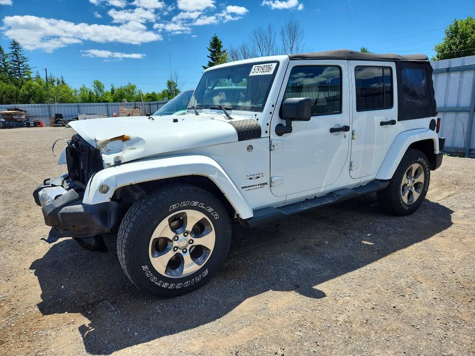 Продаж на аукціоні авто 2018 Jeep Wrangler Unlimited, vin: 1C4BJWEG6JL801675, номер лоту: 57919206