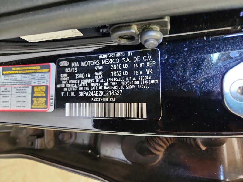 Продажа на аукционе авто 2019 Kia Rio, vin: 3KPA24AB2KE218537, номер лота: 56596616