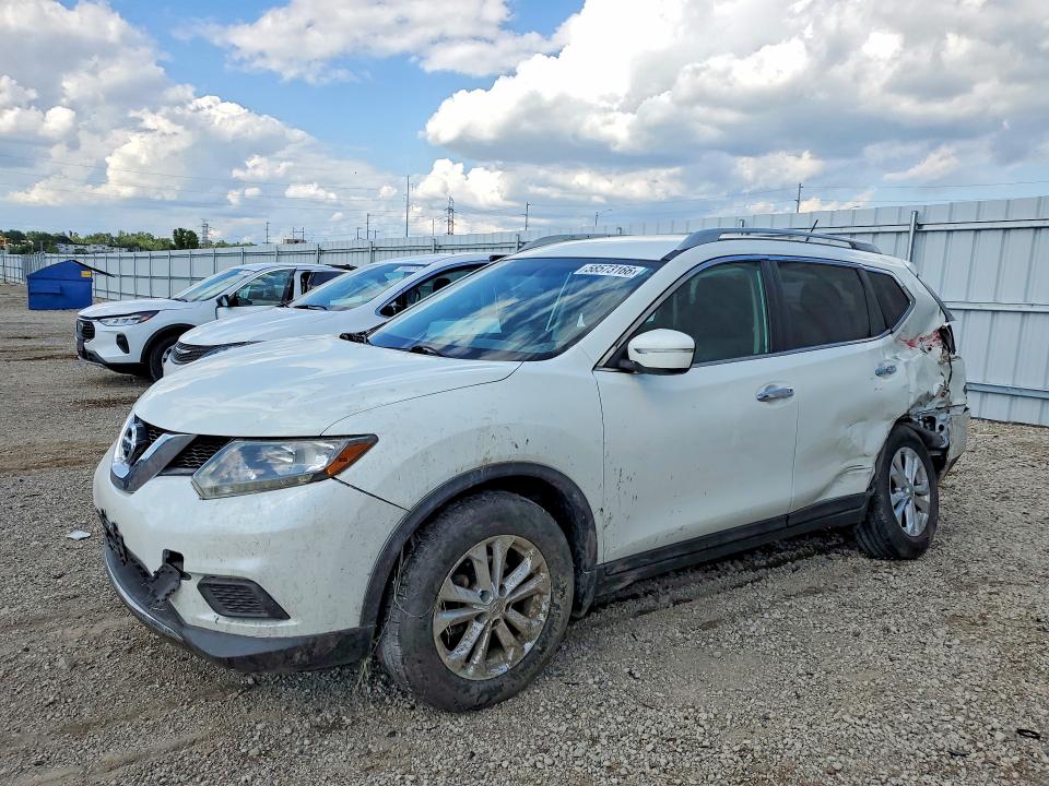 Auction sale of the 2015 Nissan Rogue, vin: 5N1AT2MV4FC849466, lot number: 58573166