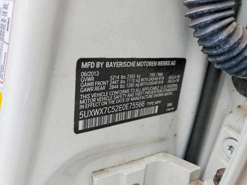 Aukcja sprzedaży 2014 Bmw X3, vin: 5UXWX7C52E0E75566, numer aukcji: 58216046