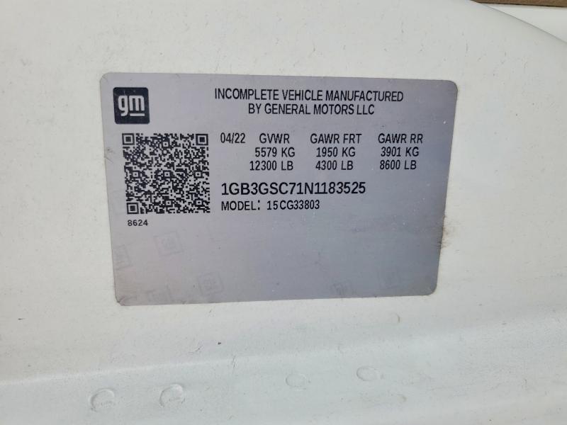 Aukcja sprzedaży 2022 Chevrolet Express G3500, vin: 1GB3GSC71N1183525, numer aukcji: 57294746
