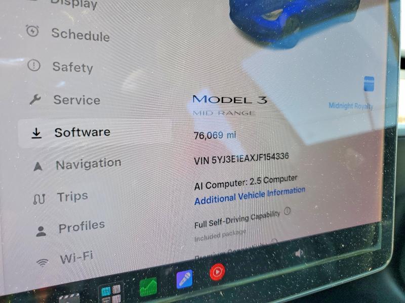 Aukcja sprzedaży 2018 Tesla Model 3, vin: 5YJ3E1EAXJF154336, numer aukcji: 57086996