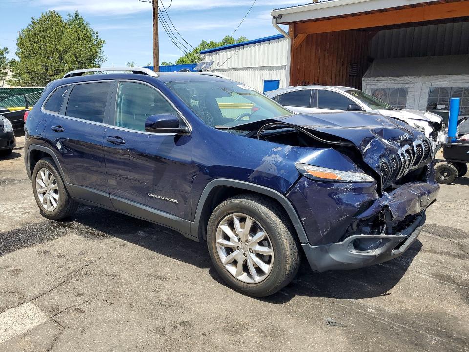 2016 Jeep Cherokee მანქანა იყიდება აუქციონზე, vin: 1C4PJMDB7GW199537, აუქციონის ნომერი: 57960366