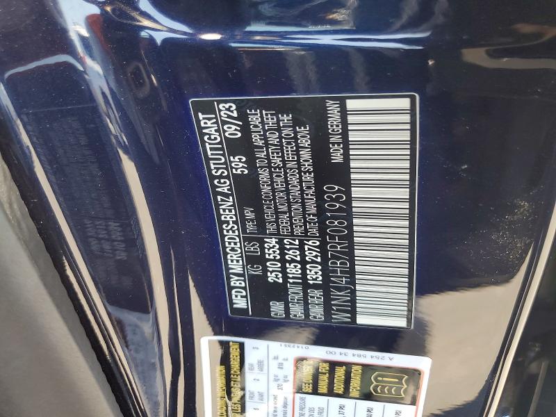 Aukcja sprzedaży 2024 Mercedes-benz Glc Coupe, vin: W1NKJ4HB7RF081939, numer aukcji: 58551676