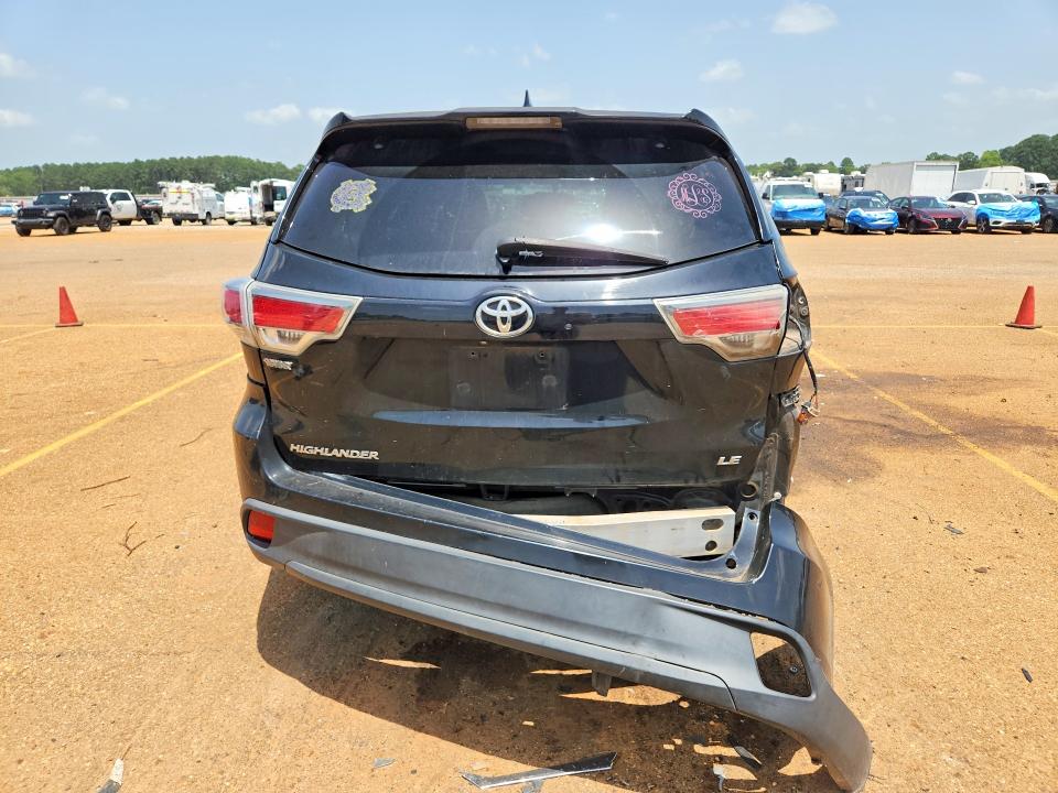 Продажа на аукционе авто 2014 Toyota Highlander, vin: 5TDZKRFH2ES027109, номер лота: 58910256