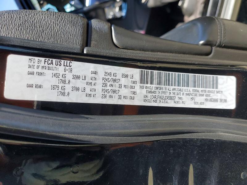 Aukcja sprzedaży 2018 Jeep Grand Cherokee, vin: 1C4RJFAG2JC458657, numer aukcji: 55639786