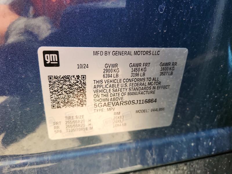 Продажа на аукционе авто 2025 Buick Enclave, vin: 5GAEVARS0SJ116864, номер лота: 58218236