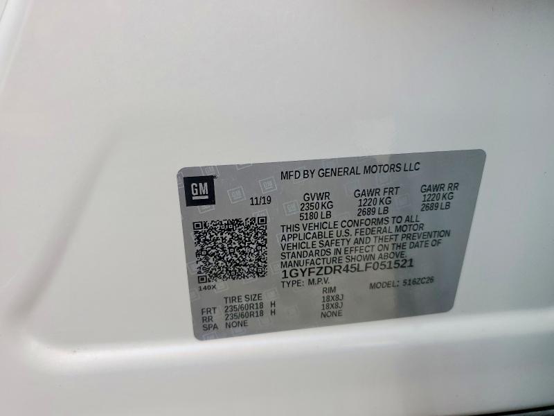 Aukcja sprzedaży 2020 Cadillac Xt4, vin: 1GYFZDR45LF051521, numer aukcji: 58583206