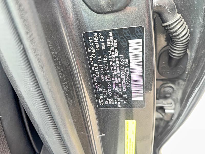 Aukcja sprzedaży 2017 Genesis G80, vin: KMHGN4JE0HU210311, numer aukcji: 56695996