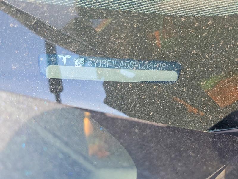 Продаж на аукціоні авто 2025 Tesla Model 3, vin: 5YJ3E1EA5SF058518, номер лоту: 55788106