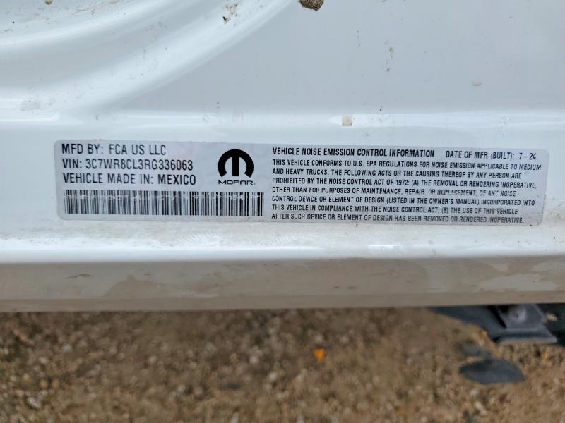 Продажа на аукционе авто 2024 Ram 3500, vin: 3C7WR8CL3RG336063, номер лота: 55750556