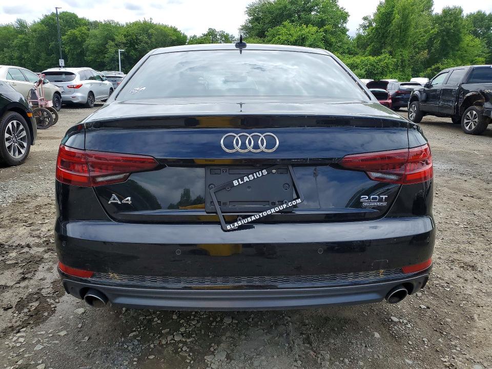 2018 Audi A4 მანქანა იყიდება აუქციონზე, vin: WAUENAF48JA060088, აუქციონის ნომერი: 54993876