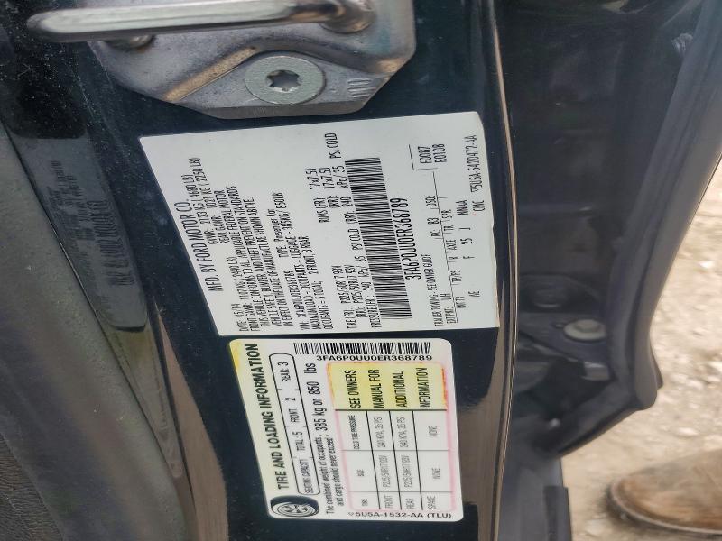 Продажа на аукционе авто 2014 Ford Fusion, vin: 3FA6P0UU0ER368789, номер лота: 56515386