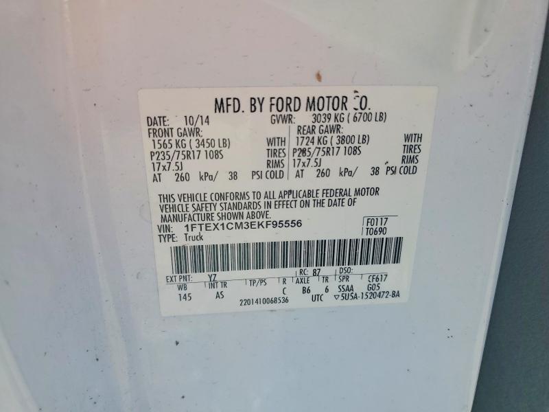 2014 Ford F150 მანქანა იყიდება აუქციონზე, vin: 1FTEX1CM3EKF95556, აუქციონის ნომერი: 55623866