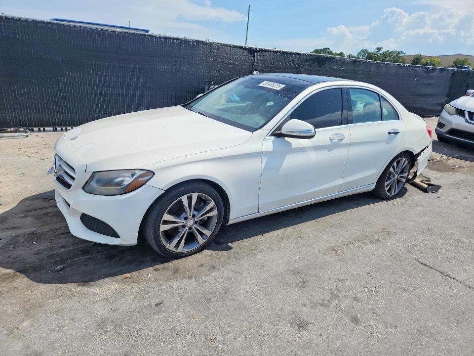 2017 Mercedes-benz C მანქანა იყიდება აუქციონზე, vin: WDDWF4JB9HR252777, აუქციონის ნომერი: 58955226
