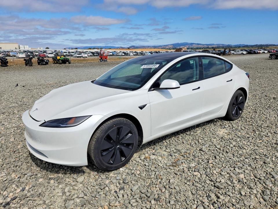 57894486 :رقم المزاد ، 5YJ3E1EA5SF970971 vin ، 2025 Tesla Model 3 مزاد بيع