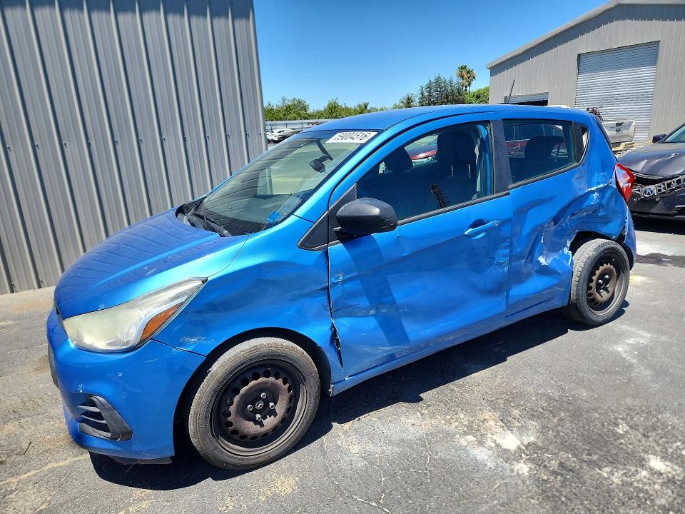 2016 Chevrolet Spark მანქანა იყიდება აუქციონზე, vin: KL8CB6SA8GC542464, აუქციონის ნომერი: 59004516
