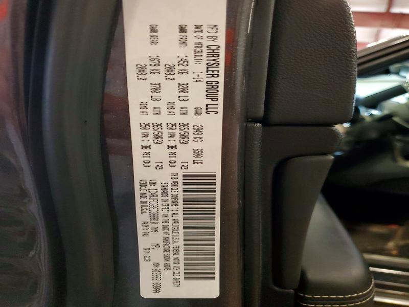 59169086 :رقم المزاد ، 1C4RJFCG8EC398810 vin ، 2014 Jeep Grand Cherokee مزاد بيع