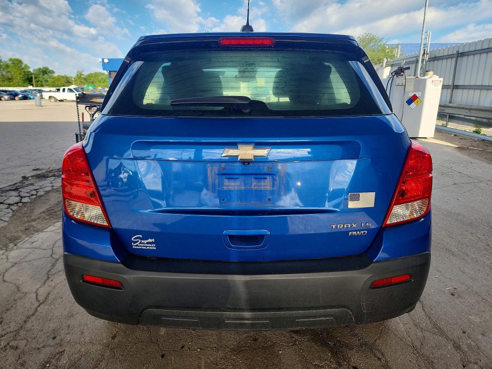 2016 Chevrolet Trax მანქანა იყიდება აუქციონზე, vin: KL7CJNSB5GB565975, აუქციონის ნომერი: 56187146