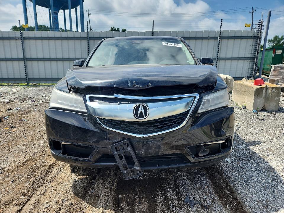 59185206 :رقم المزاد ، 5FRYD4H42GB020461 vin ، 2016 Acura Mdx مزاد بيع