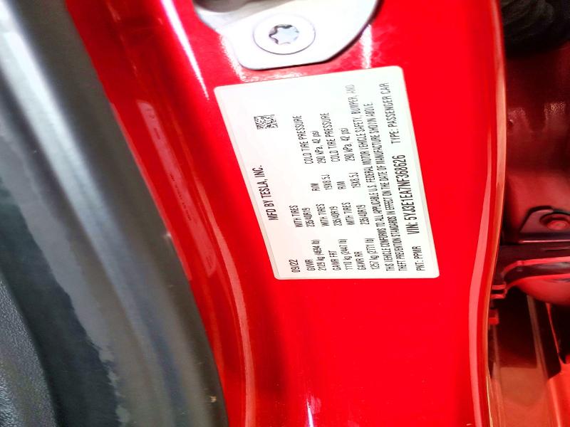 Aukcja sprzedaży 2022 Tesla Model 3, vin: 5YJ3E1EA7NF368626, numer aukcji: 85605545