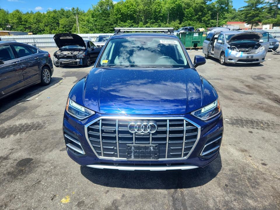 Продажа на аукционе авто 2021 Audi Q5, vin: WA1BAAFY3M2113406, номер лота: 57131926