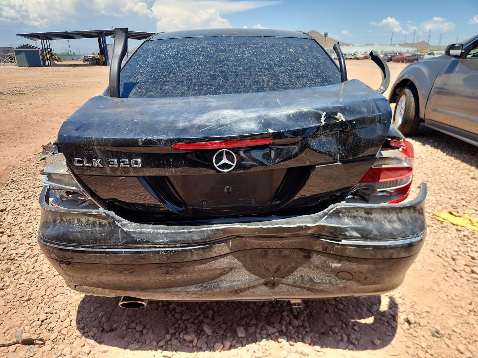 2003 Mercedes-benz Clk მანქანა იყიდება აუქციონზე, vin: WDBTJ65J43F021822, აუქციონის ნომერი: 57385006