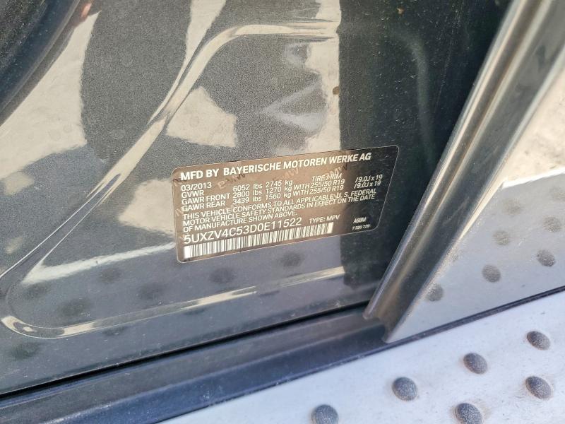 Продаж на аукціоні авто 2013 Bmw X5, vin: 5UXZV4C53D0E11522, номер лоту: 56474016