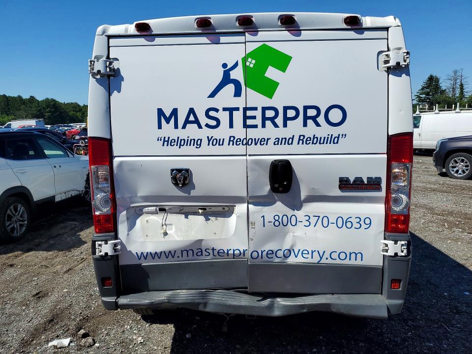 58536076 :رقم المزاد ، 3C6TRVAGXHE508563 vin ، 2017 Ram Promaster 1500 مزاد بيع