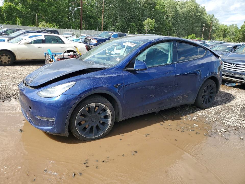 Продаж на аукціоні авто 2021 Tesla Model Y, vin: 5YJYGDEE3MF266226, номер лоту: 55841966