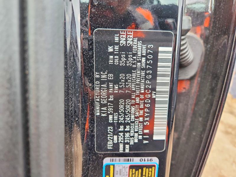 Продаж на аукціоні авто 2023 Kia Telluride, vin: 5XYP6DGC2PG375073, номер лоту: 57867666