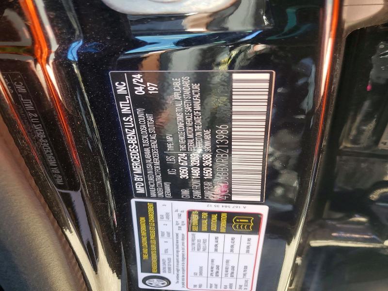 55240176 :رقم المزاد ، 4JGFD6BBXRB213986 vin ، 2024 Mercedes-benz Gle Coupe مزاد بيع