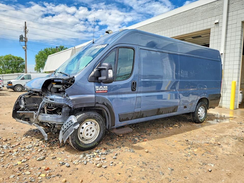 2019 Ram Promaster 3500 მანქანა იყიდება აუქციონზე, vin: 3C6URVJG1KE560191, აუქციონის ნომერი: 56125426