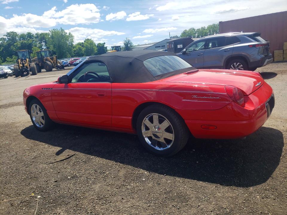 2002 Ford Thunderbird მანქანა იყიდება აუქციონზე, vin: 1FAHP60A62Y122480, აუქციონის ნომერი: 57238976
