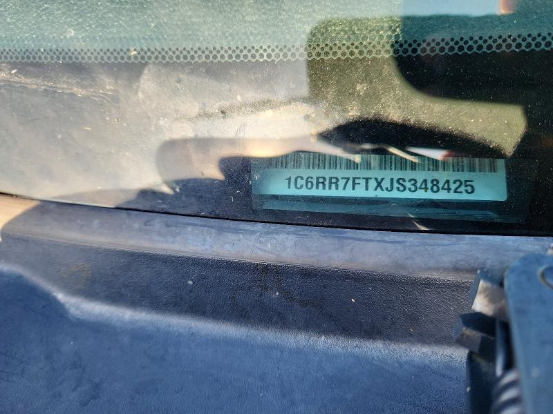 58979166 :رقم المزاد ، 1C6RR7FTXJS348425 vin ، 2018 Ram 1500 مزاد بيع
