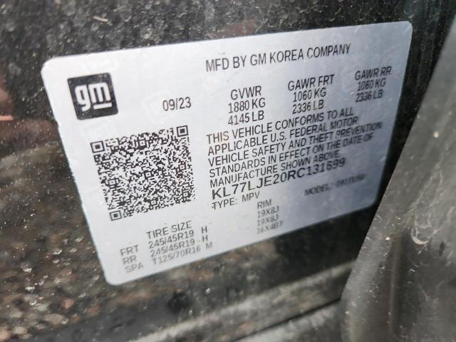 Auction sale of the 2024 Chevrolet Trax, vin: KL77LJE20RC131699, lot number: 56567586